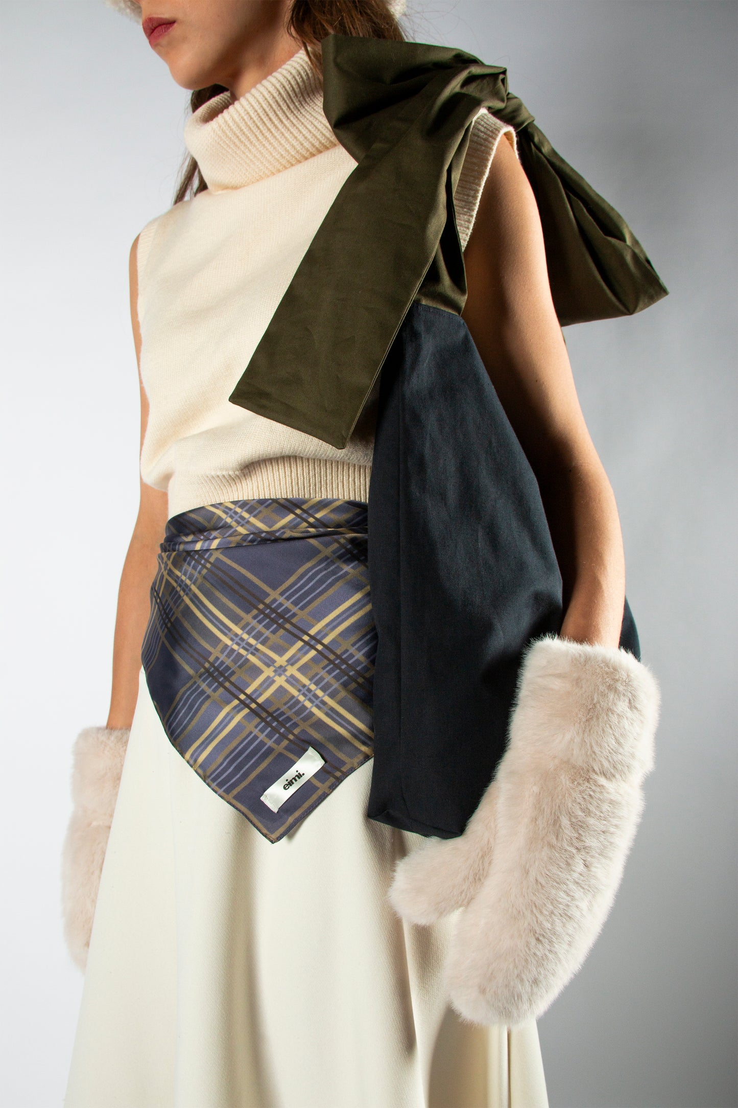 bag and scarf set.